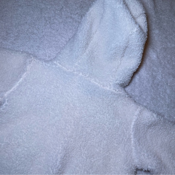 Adidas Kids Cozy White Hoodie - Picture 6 of 10